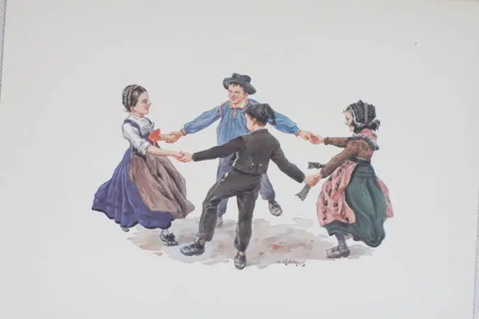 KAUFFMANN - L'Alsace traditionaliste - 1931 - EO - planches en couleurs. Photo 3.