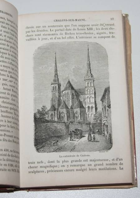 [Chemin de fer] Moleri - De Paris &agrave; Strasbourg, &agrave; Reims et &agrave; Forbach 1854. Photo 1.