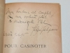 GALIPAUX (F&eacute;lix). Pour casinoter. Com&eacute;dies, sayn&egrave;tes, monologues, fantaisies