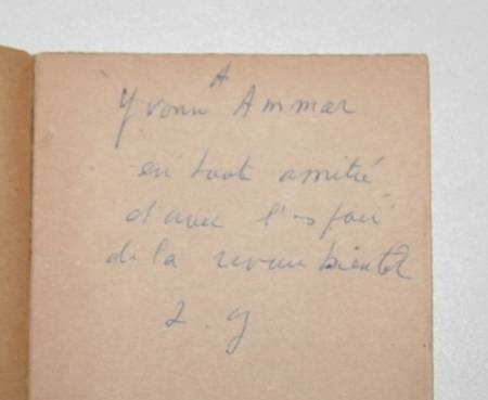 GASCHET (Liliane). L'angoissé du café de Flore