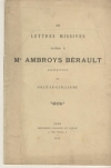 . XII lettres missives &eacute;crites &agrave; Me Ambroys B&eacute;rault, arbalestrier &agrave; Sill&eacute;-le-Guillaume