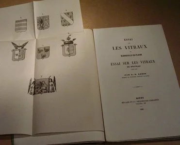 LEROY Essai sur les vitraux de Blosseville 1860. Photo 1.