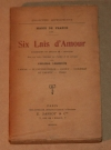 FRANCE (Marie de). Six lais d'amour