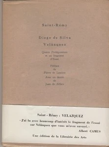 SAINT REMY. Diego de Silva. Velasquez 1965 Envoi. Photo 0.