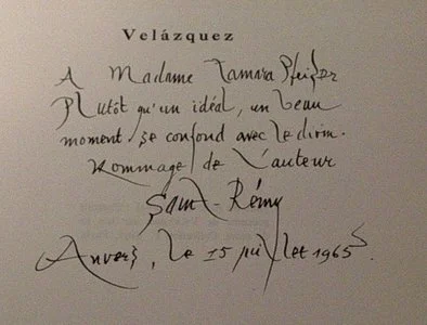 SAINT REMY. Diego de Silva. Velasquez 1965 Envoi. Photo 1.