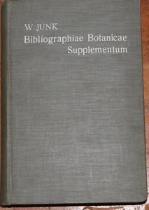 JUNK (W.). Bibliographiae botanicae supplementum. Photo 0.
