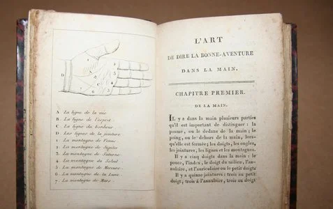 PERENNA Art de dire la bonne aventure dans la main 1819. Photo 2.