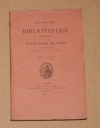 FRANKLIN (Alfred). Recherches sur la biblioth&egrave;que publique de l'&eacute;glise Notre-Dame de Paris au XIII&egrave;me si&egrave;cle d'apr&egrave;s des documents in&eacute;dits