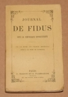 . Journal de Fidus sous la r&eacute;publique opportuniste. De la mort du prince imp&eacute;rial jusqu'&agrave; la mort de Gambetta