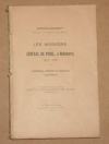 ROBERT (Arnold). Les missions du g&eacute;n&eacute;ral de Pfuel &agrave; Neuch&acirc;tel. 1831-1847. Contribution &agrave; l'histoire des r&eacute;volutions neuch&acirc;teloises