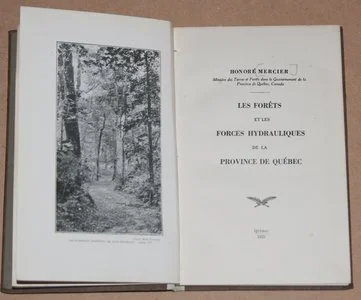 Mercier. For&ecirc;ts et chutes d'eau au Qu&eacute;bec. 1930. Photo 0.