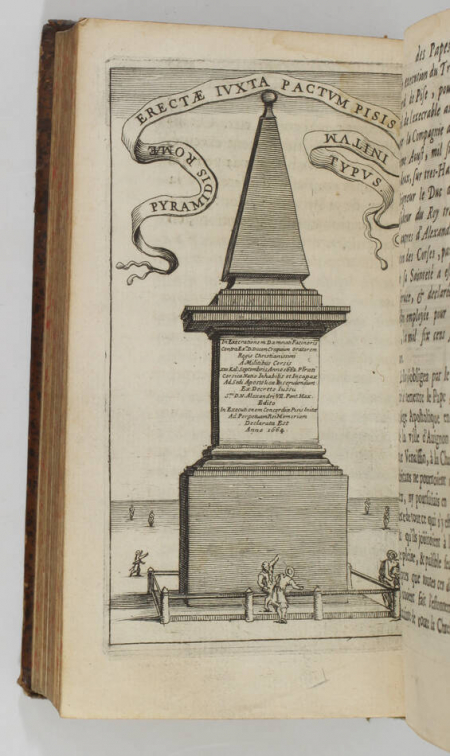 COULON - L'histoire et la vie des papes - 1668 - portraits et figure - Photo 0, livre ancien du XVIIe siècle