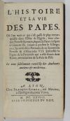 COULON - L histoire et la vie des papes - 1668 - portraits et figure - Photo 2, livre ancien du XVIIe siècle