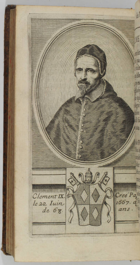 COULON - L histoire et la vie des papes - 1668 - portraits et figure - Photo 4, livre ancien du XVIIe siècle