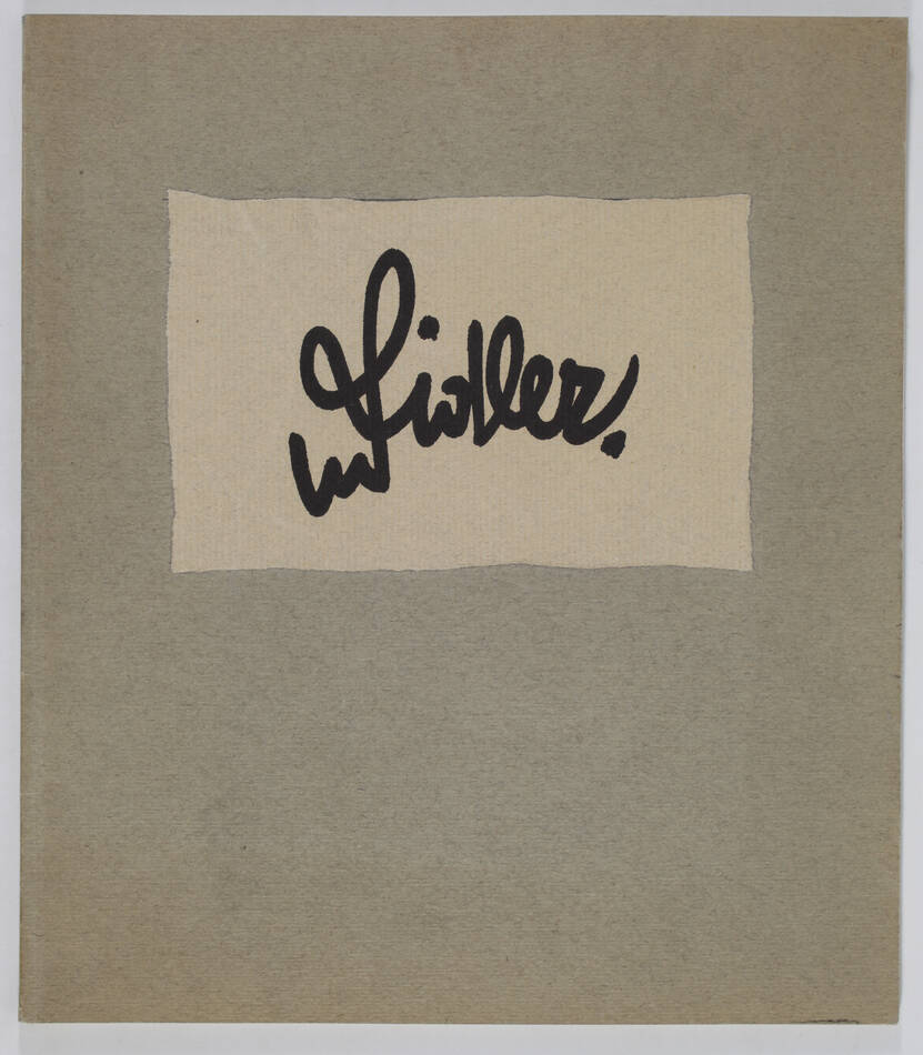 Eugène Fidler - Collages - 1977 -  Dédicace de l artiste - Photo 1, livre rare du XXe siècle