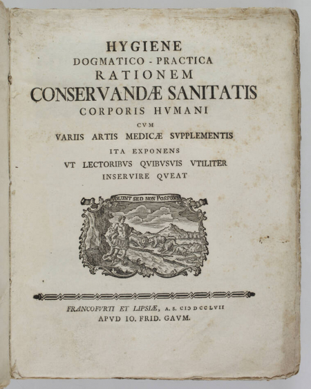 [Médecine] HEYRENBACH - Hygiene dogmatico-practica - 1757 - Photo 0, livre ancien du XVIIIe siècle