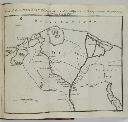 Correspondance de l'armée française en Egypte interceptée par Nelson - 1799 - Photo 0, livre ancien du XVIIIe siècle