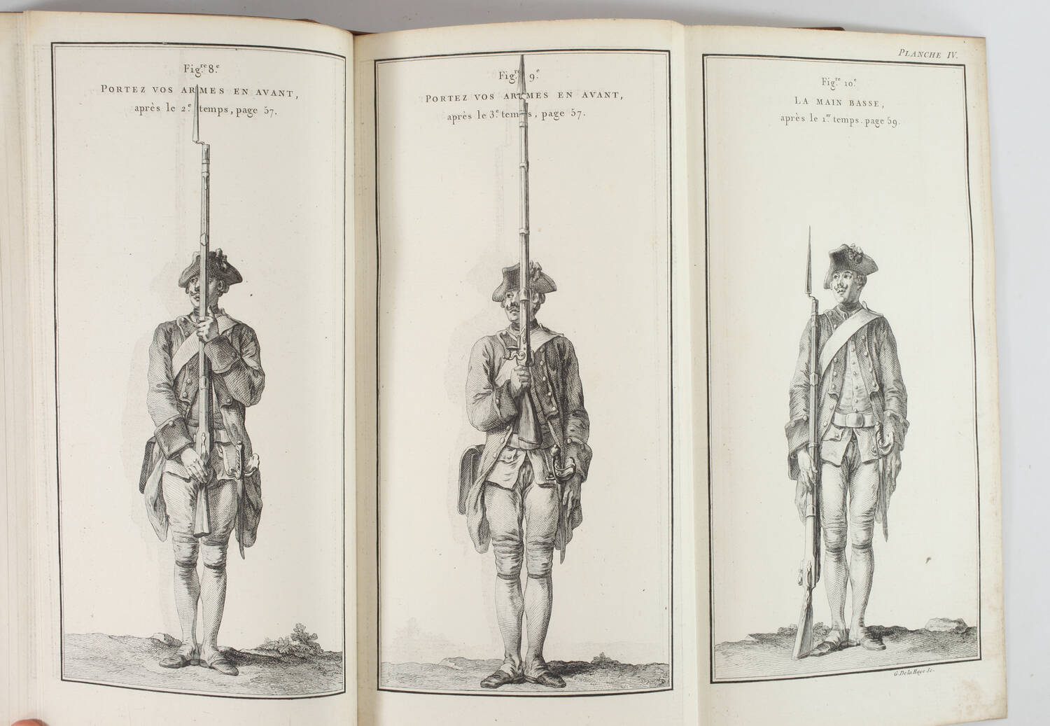 [Militaria] Ordonnance de l infanterie + soldats de Gravelot + manoeuvres 1766 - Photo 4, livre ancien du XVIIIe siècle