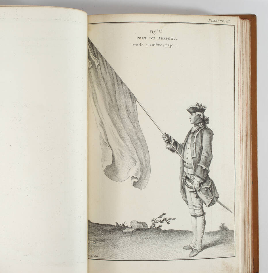 [Militaria] Ordonnance de l infanterie + soldats de Gravelot + manoeuvres - 1766 - Photo 5, livre ancien du XVIIIe siècle