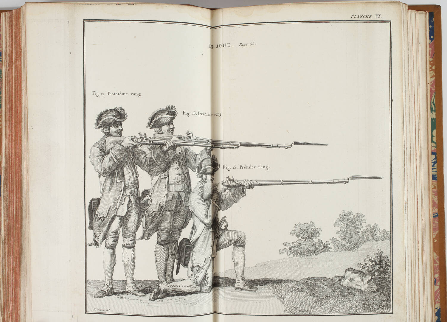 [Militaria] Ordonnance de l infanterie + soldats de Gravelot + manoeuvres 1766 - Photo 6, livre ancien du XVIIIe siècle
