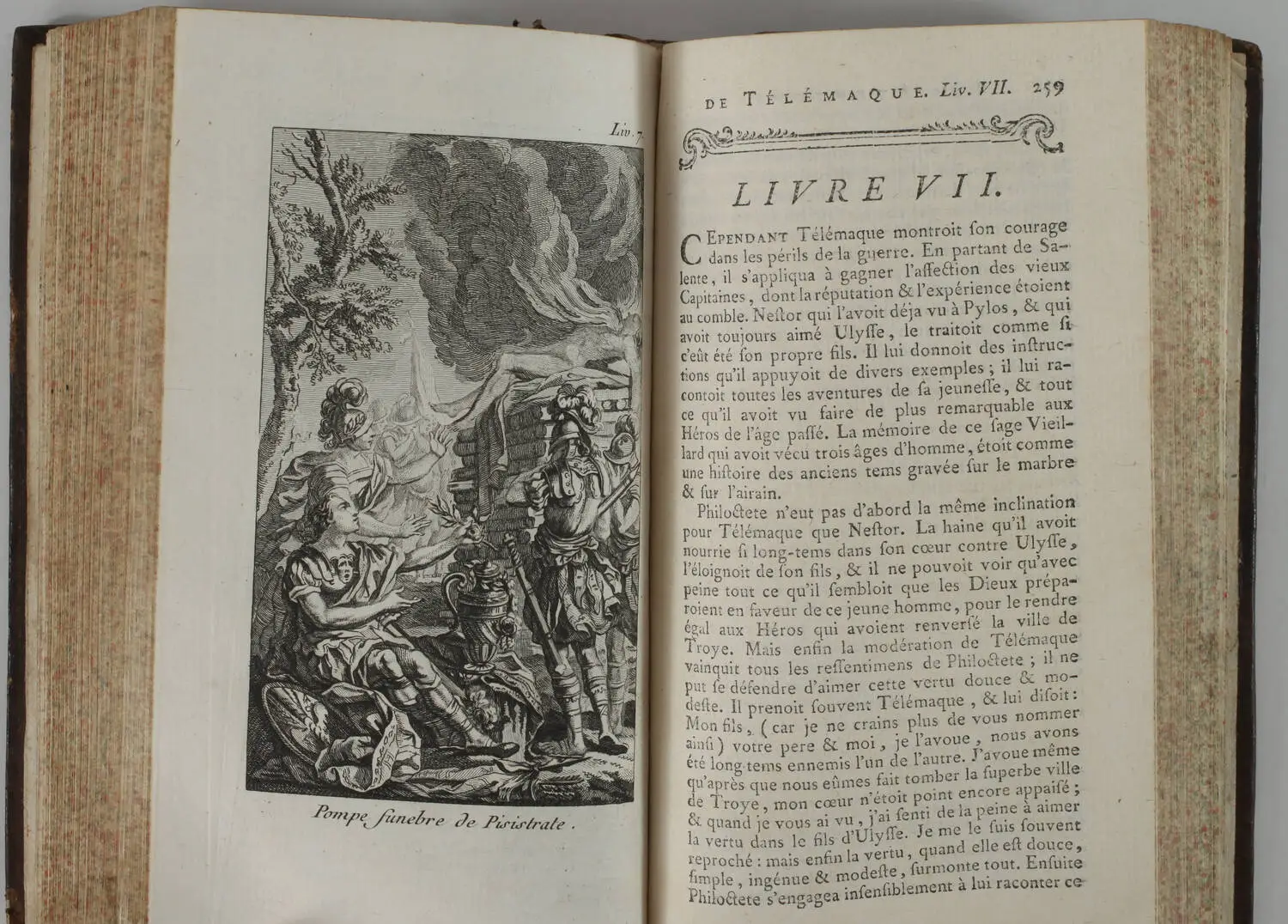 FENELON -  Les aventures de Télémaque - 1767 - figures - Photo 3, livre ancien du XVIIIe siècle
