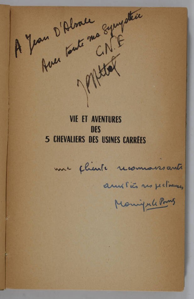ATTAL - Vie et aventures des 5 chevaliers des usines carrées - 1953 - Envoi - Photo 0, livre rare du XXe siècle