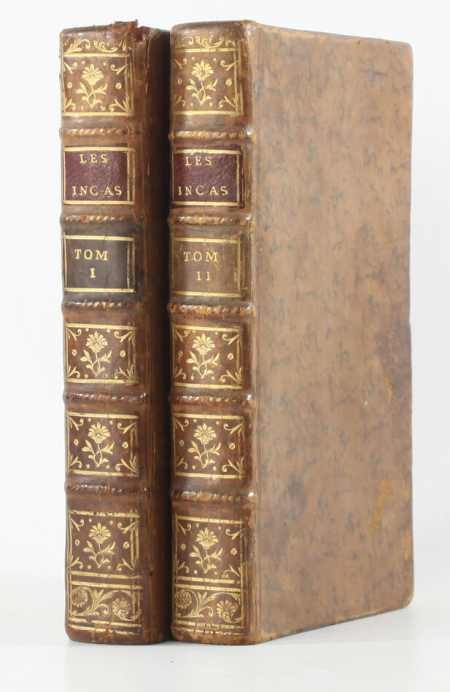 [Pérou] MARMONTEL - Les Incas - 1777 - 2 volumes in-12 - figures - Photo 0, livre ancien du XVIIIe siècle