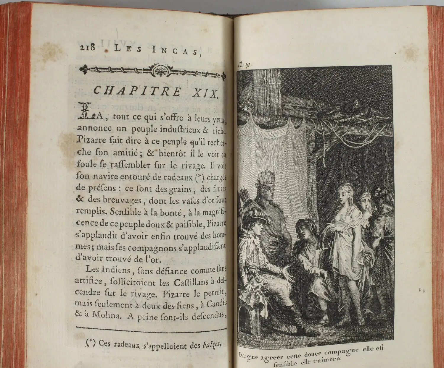 [Pérou] MARMONTEL - Les Incas - 1777 - 2 volumes in-12 - figures - Photo 3, livre ancien du XVIIIe siècle