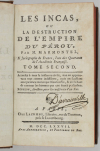[Pérou] MARMONTEL - Les Incas - 1777 - 2 volumes in-12 - figures - Photo 5, livre ancien du XVIIIe siècle