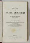 DANTE - La divine comédie - La vie nouvelle - Charpentier, 1869 - Relié - Photo 1, livre rare du XIXe siècle