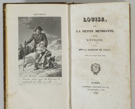 Baronne de TULLY - Louisa, ou la petite mendiante + Éveline - 1829 - Gravures - Photo 1, livre rare du XIXe siècle