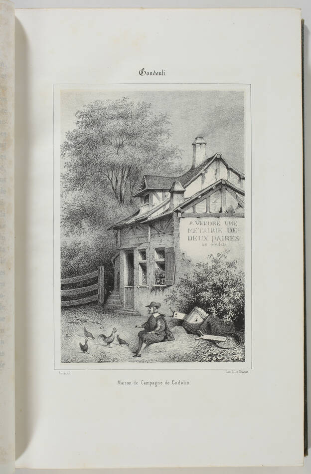 Oeuvres complètes de Pierre Godolin - Toulouse, 1847 - Planches - Photo 1, livre rare du XIXe siècle