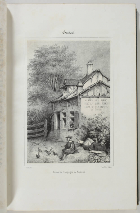 Oeuvres complètes de Pierre Godolin - Toulouse, 1847 - Planches - Photo 1, livre rare du XIXe siècle