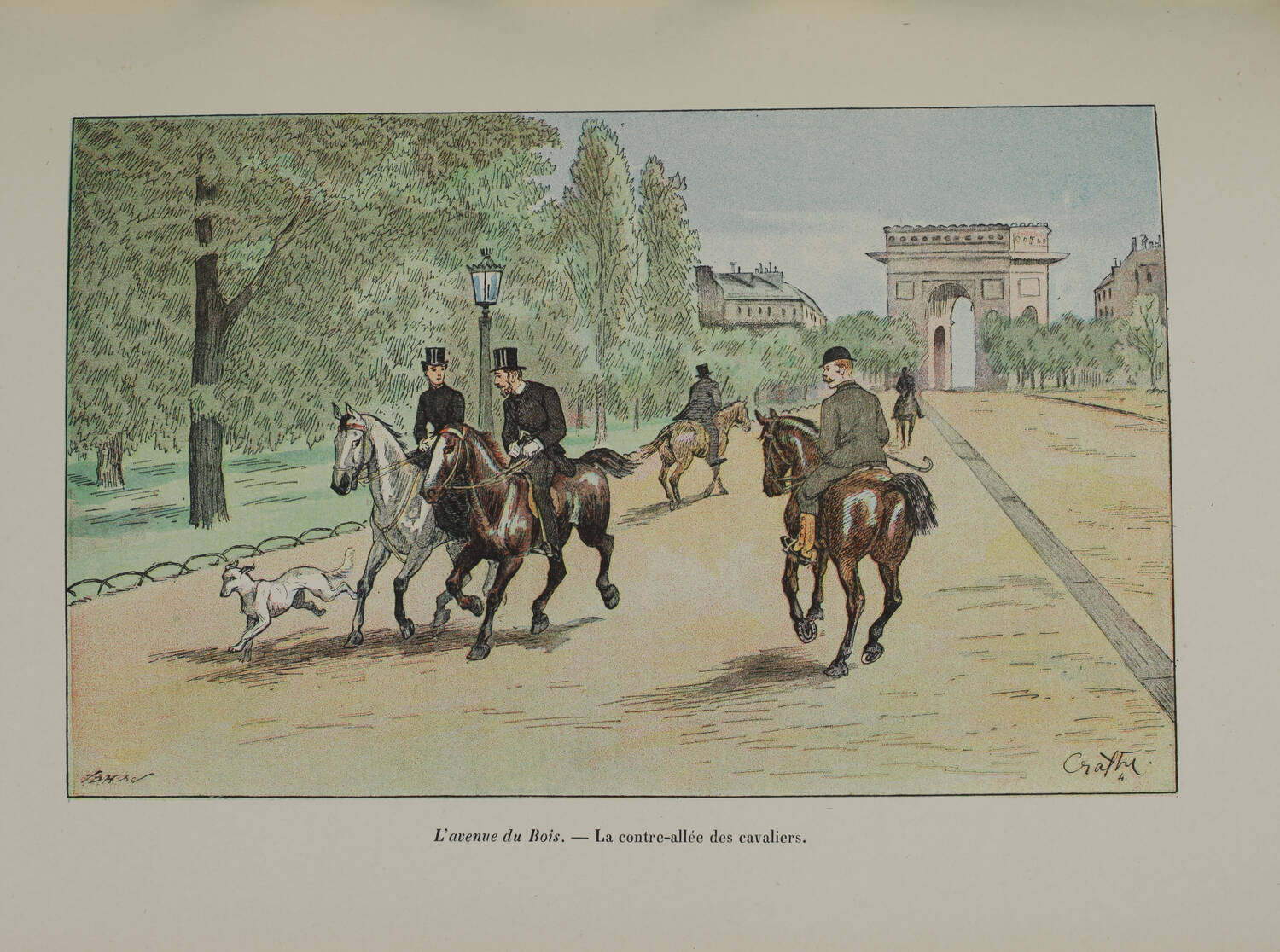 [Equitation] CRAFTY - Paris au bois. Texte et croquis - 1890 - Photo 3, livre rare du XIXe siècle