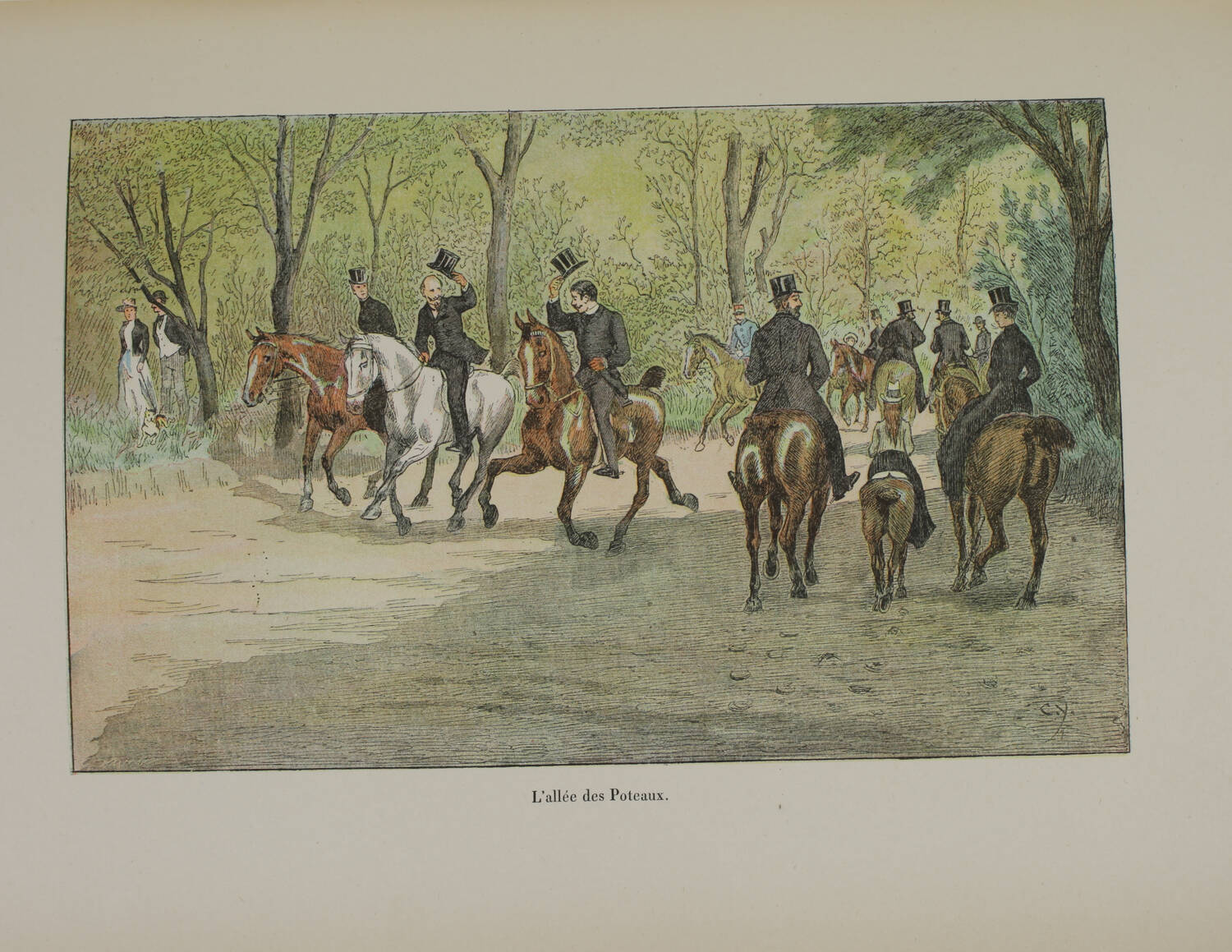 [Equitation] CRAFTY - Paris au bois. Texte et croquis - 1890 - Photo 4, livre rare du XIXe siècle