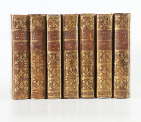 [Rome] TITE LIVE - Ab urbe condita libri - Barbou, 1775  - 7 volumes - Lallemand - Photo 0, livre ancien du XVIIIe siècle