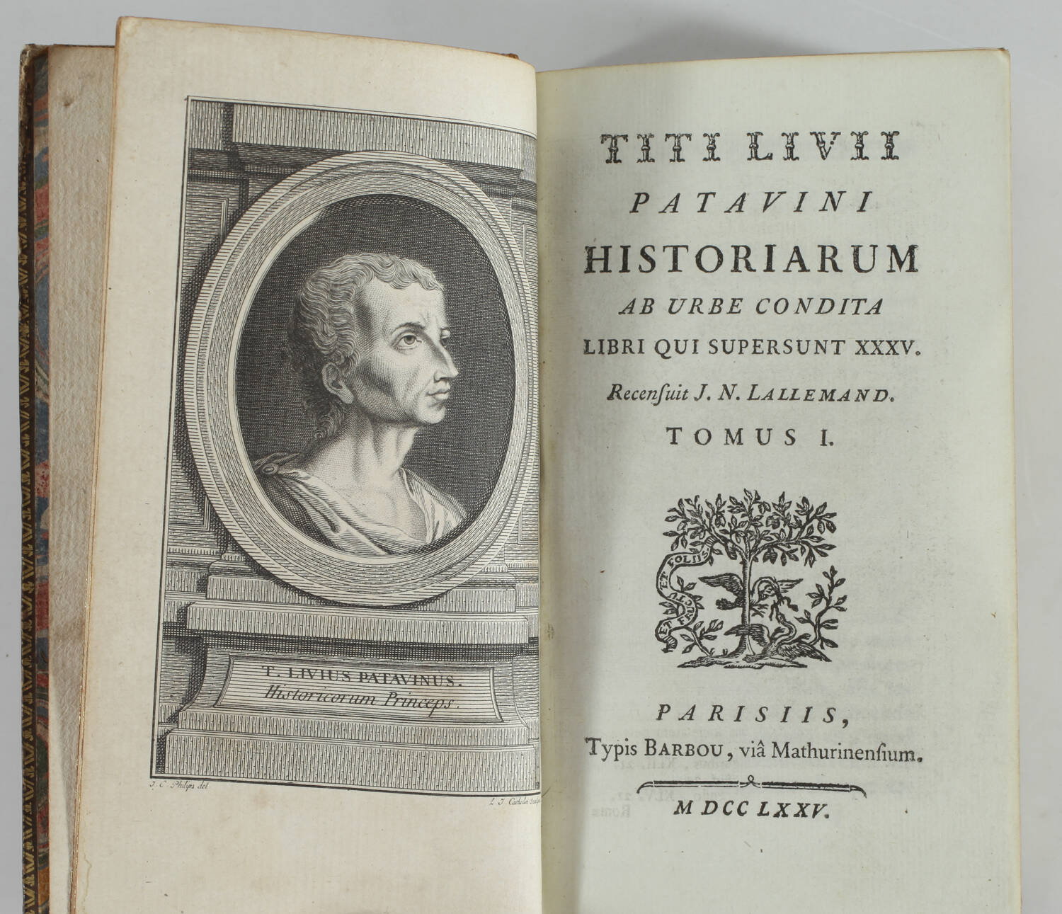 [Rome] TITE LIVE - Ab urbe condita libri - Barbou, 1775  - 7 volumes - Lallemand - Photo 1, livre ancien du XVIIIe siècle