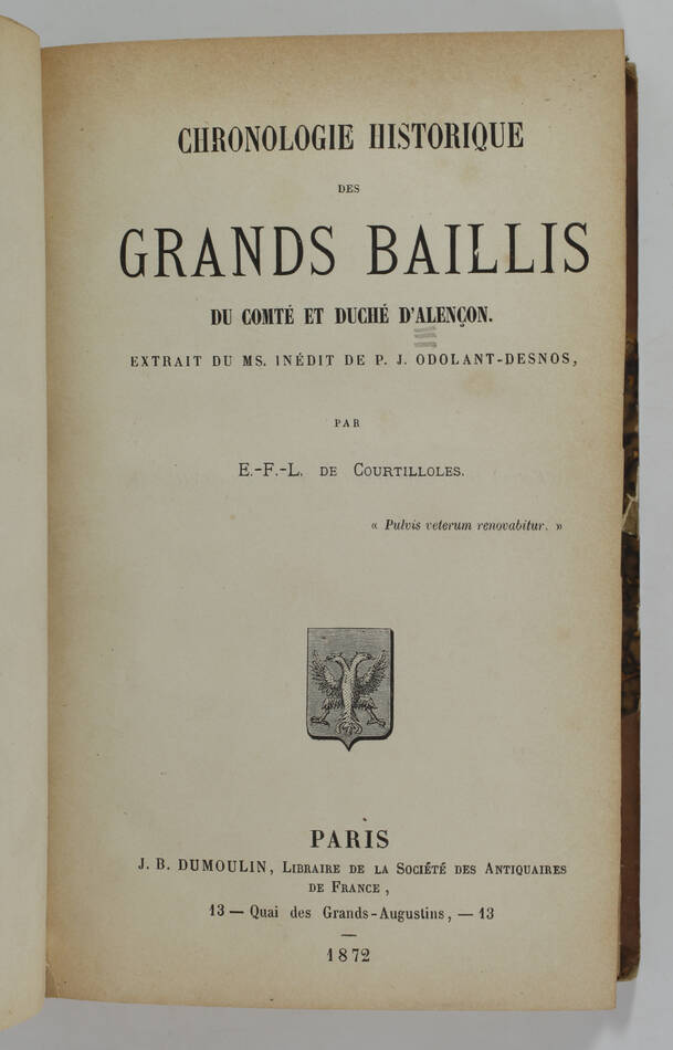 Recueil concernant Alençon et l Orne - 1866-1880 - Exemplaire Rombault - Photo 1, livre rare du XIXe siècle