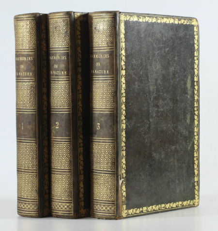 Bernardin de SAINT-PIERRE - Harmonies de la nature - 1815 - 3 vol. - EO - Photo 0, livre rare du XIXe siècle