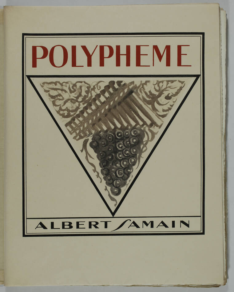 Albert SAMAIN - Polyphème - 1926 - Illustré de cuivres de Galanis - Photo 1, livre rare du XXe siècle