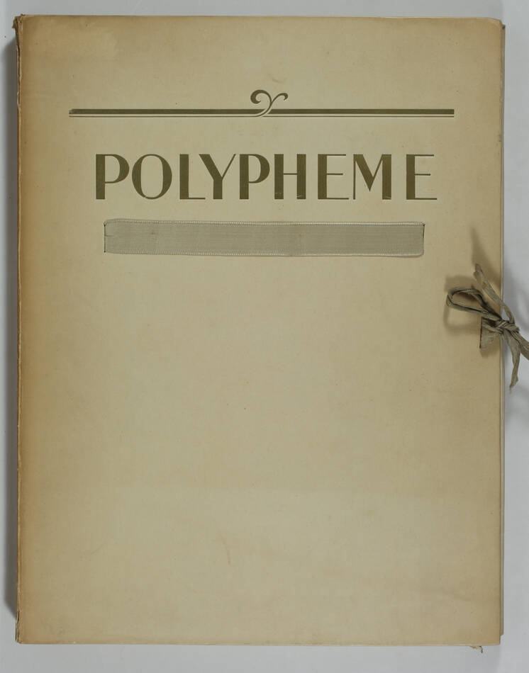 Albert SAMAIN - Polyphème - 1926 - Illustré de cuivres de Galanis - Photo 4, livre rare du XXe siècle