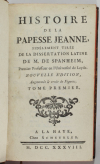 SPANHEIM - Histoire de la papesse Jeanne - 1738 - Avec 5 gravures - Photo 2, livre ancien du XVIIIe siècle