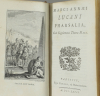 LUCAIN. Marci Annaei Lucani. Pharsalia, cum supplemento Thomae Maii, livre ancien du XVIIIe siècle