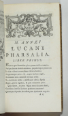 LUCAIN - Pharsalia, cum supplemento Thomae Maii - 1767 - Photo 2, livre ancien du XVIIIe siècle
