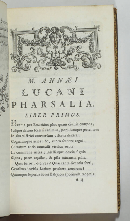 LUCAIN - Pharsalia, cum supplemento Thomae Maii - 1767 - Photo 2, livre ancien du XVIIIe siècle