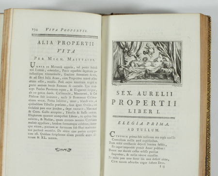 CATULLE, TIBULLE et PROPERCE - Barbou, 1792 - Photo 4, livre ancien du XVIIIe siècle