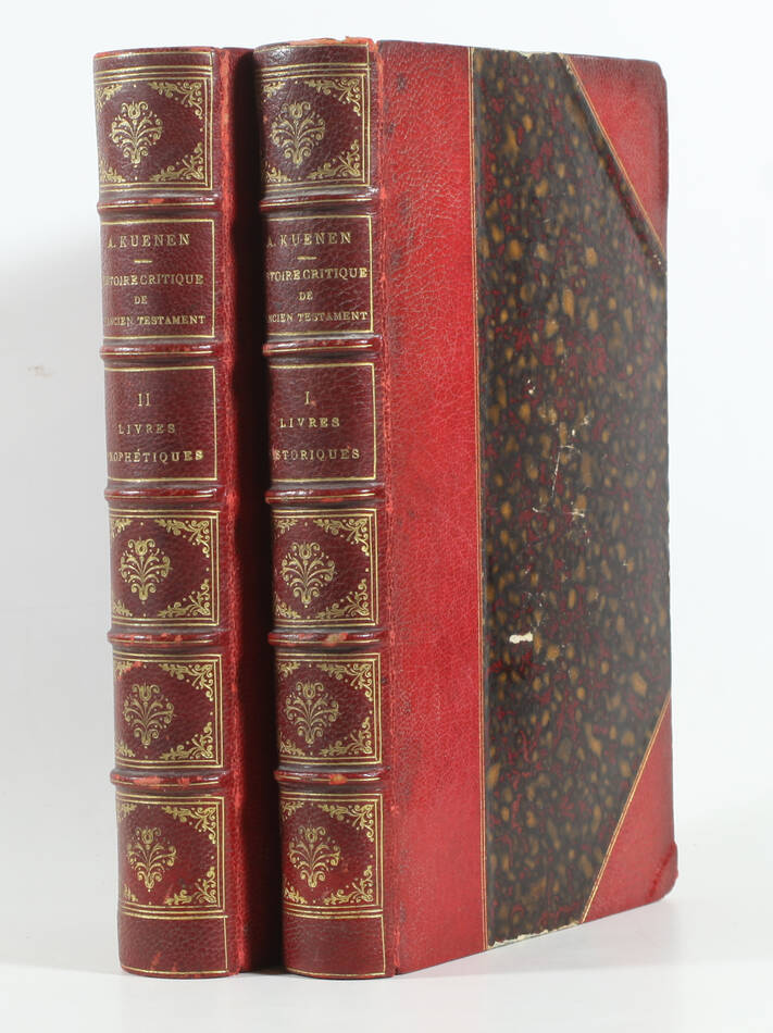 KUENEN - Histoire des livres de l Ancien Testament - 1866-1879 - Ex-libris - Photo 0, livre rare du XIXe siècle