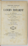 KUENEN - Histoire des livres de l Ancien Testament - 1866-1879 - Ex-libris - Photo 3, livre rare du XIXe siècle