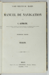 GUEPRATTE - Vade-mecum du marin, ou manuel de navigation - (1850-1852) - Photo 1, livre rare du XIXe siècle