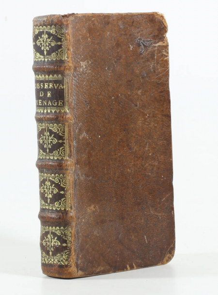 MENAGE - Observations de Monsieur Ménage sur la langue françoise - 1672 - Photo 0, livre ancien du XVIIe siècle